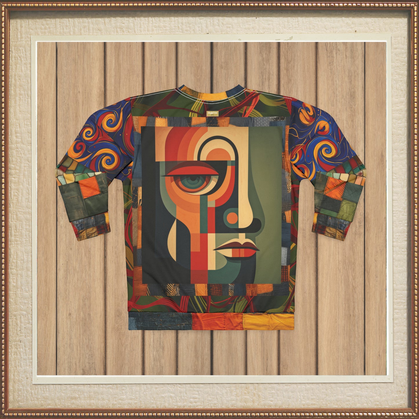 Only Up From Here Abstract Print Unisex Sweatshirt