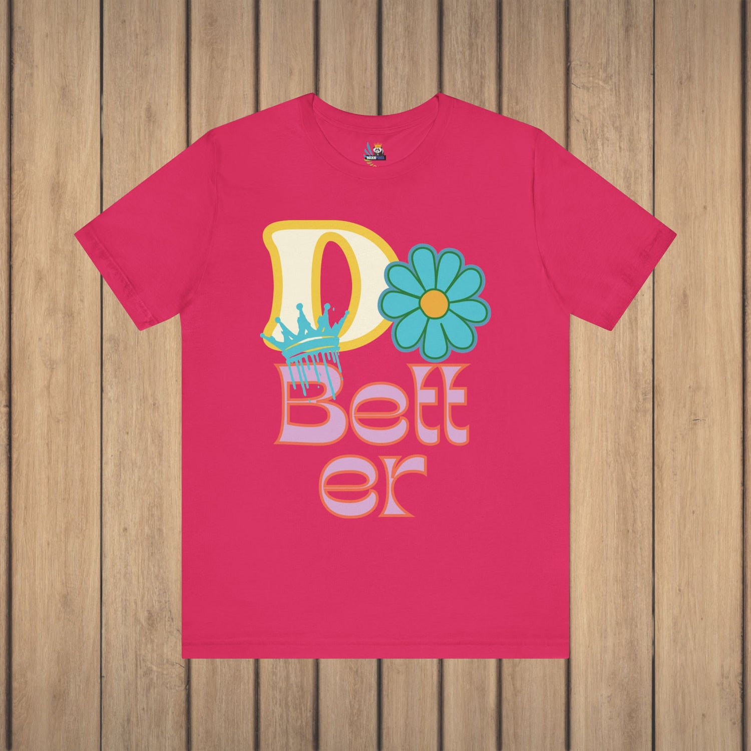 Do Better Hippie Vibe Floral Unisex Short Sleeve Tee