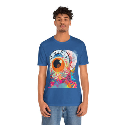 Eyes in Abstract Unisex Short Sleeve Tee