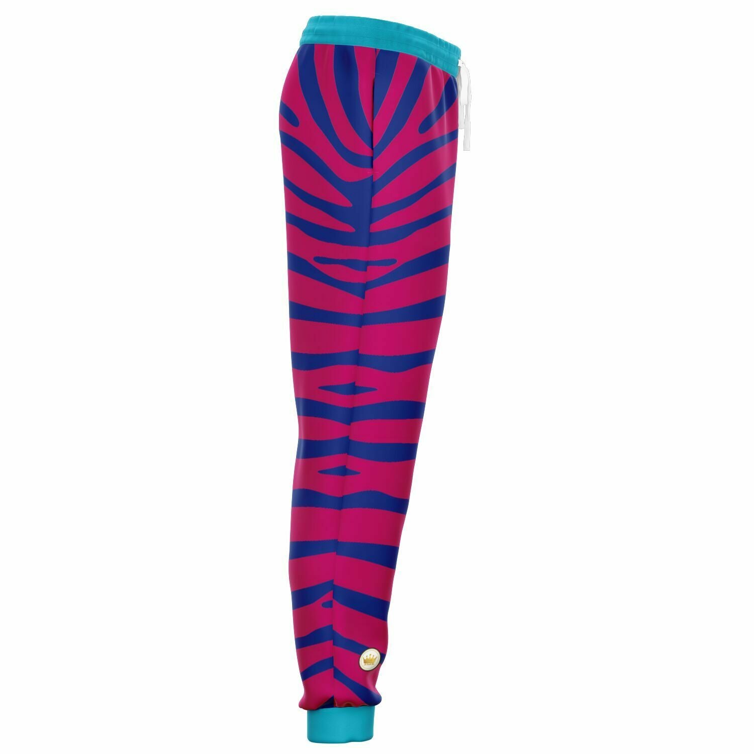Joggers unisex Zebra in Pink Electric Eco-Poly 