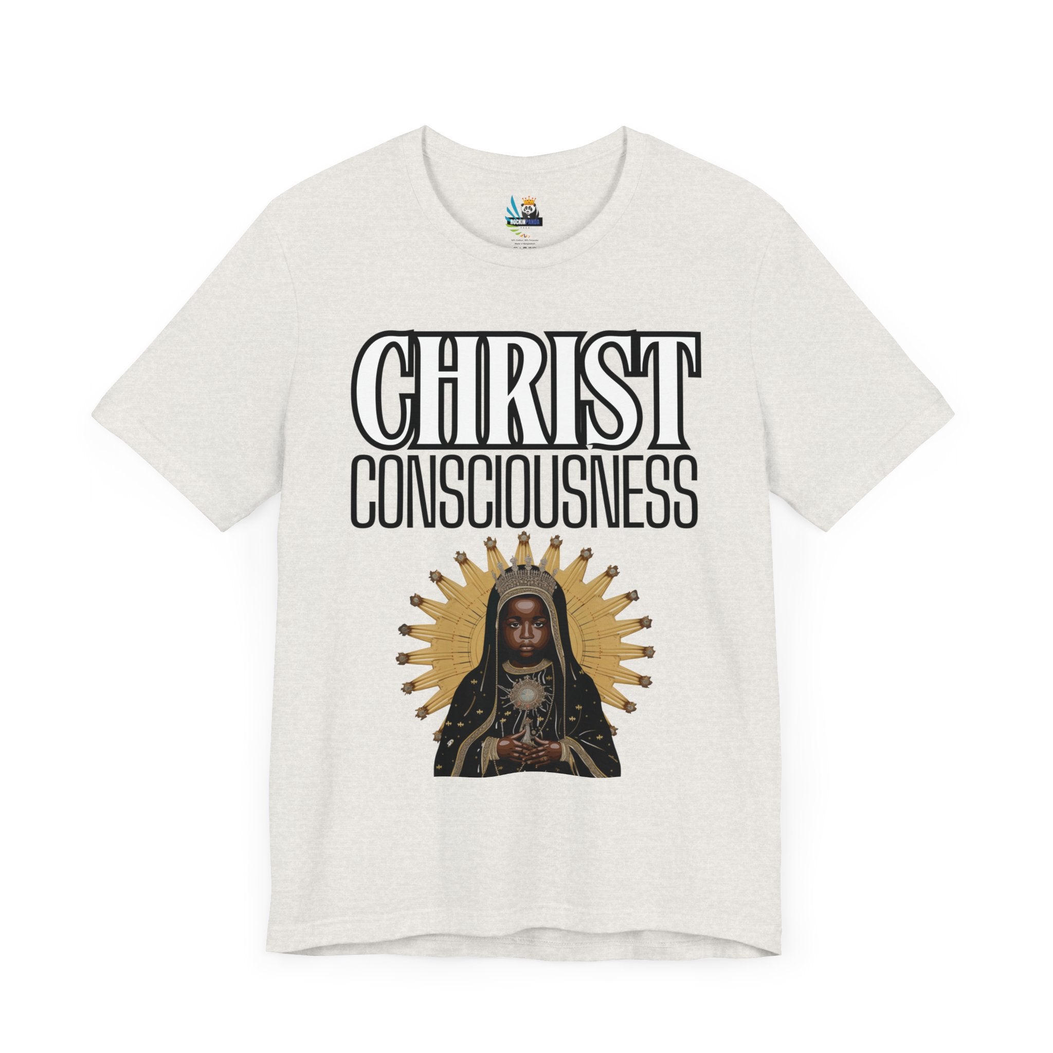 Christ Consciousness - Black Baby Jesus Unisex Short Sleeve Tee