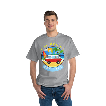 Camiseta de peso pesado Van Life California