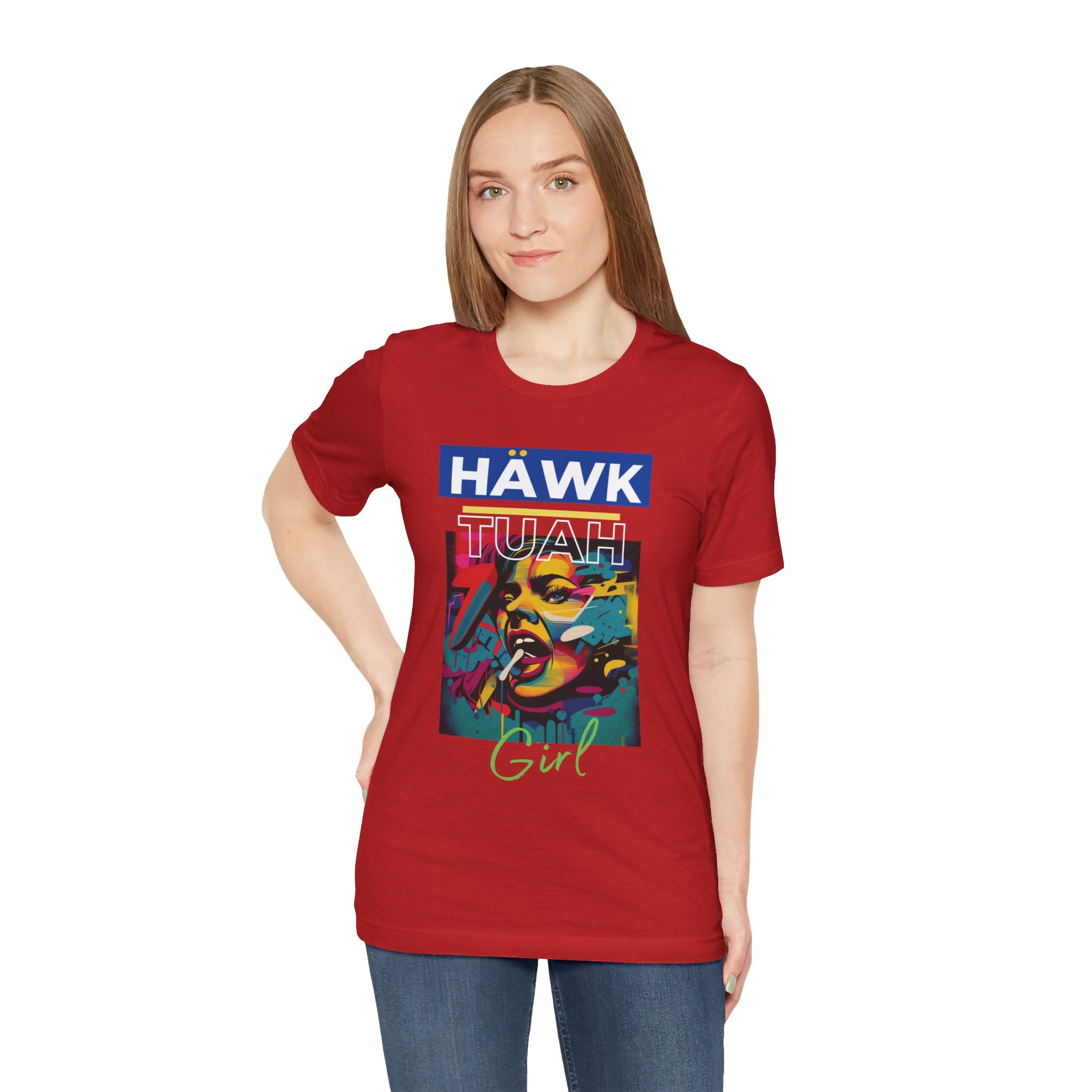 Hawk Tuah Girl Unisex Short Sleeve Tee