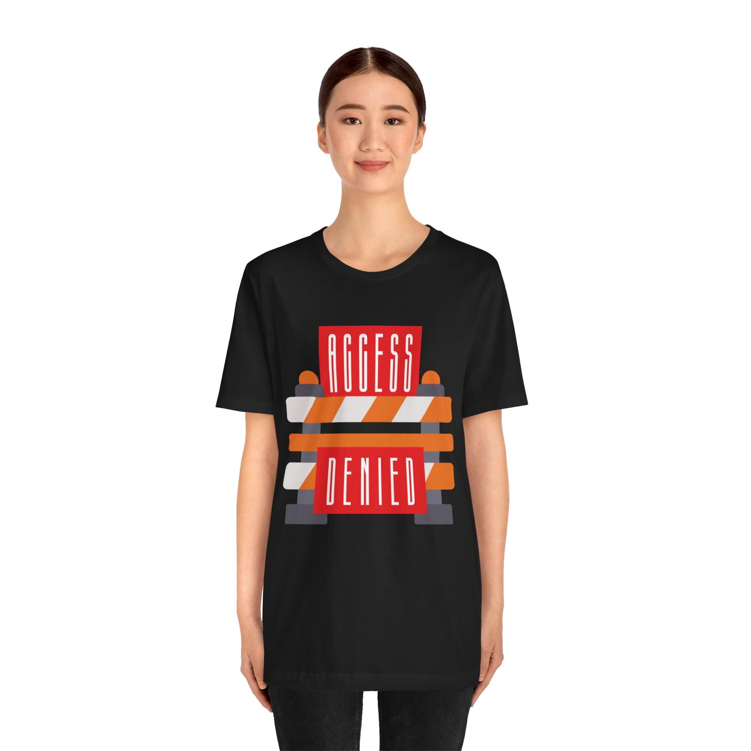 Access Denied - Road Closure Unisex Short Sleeve Tee