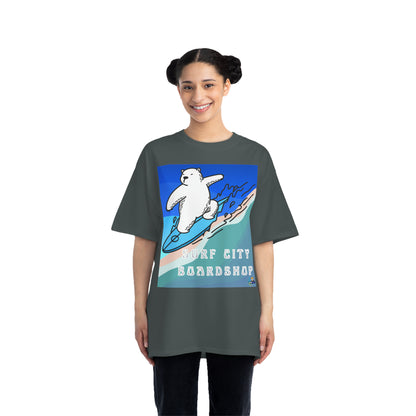 Surf City Boardshop Polar Bear Mascot Unisex Heavyweight Tee