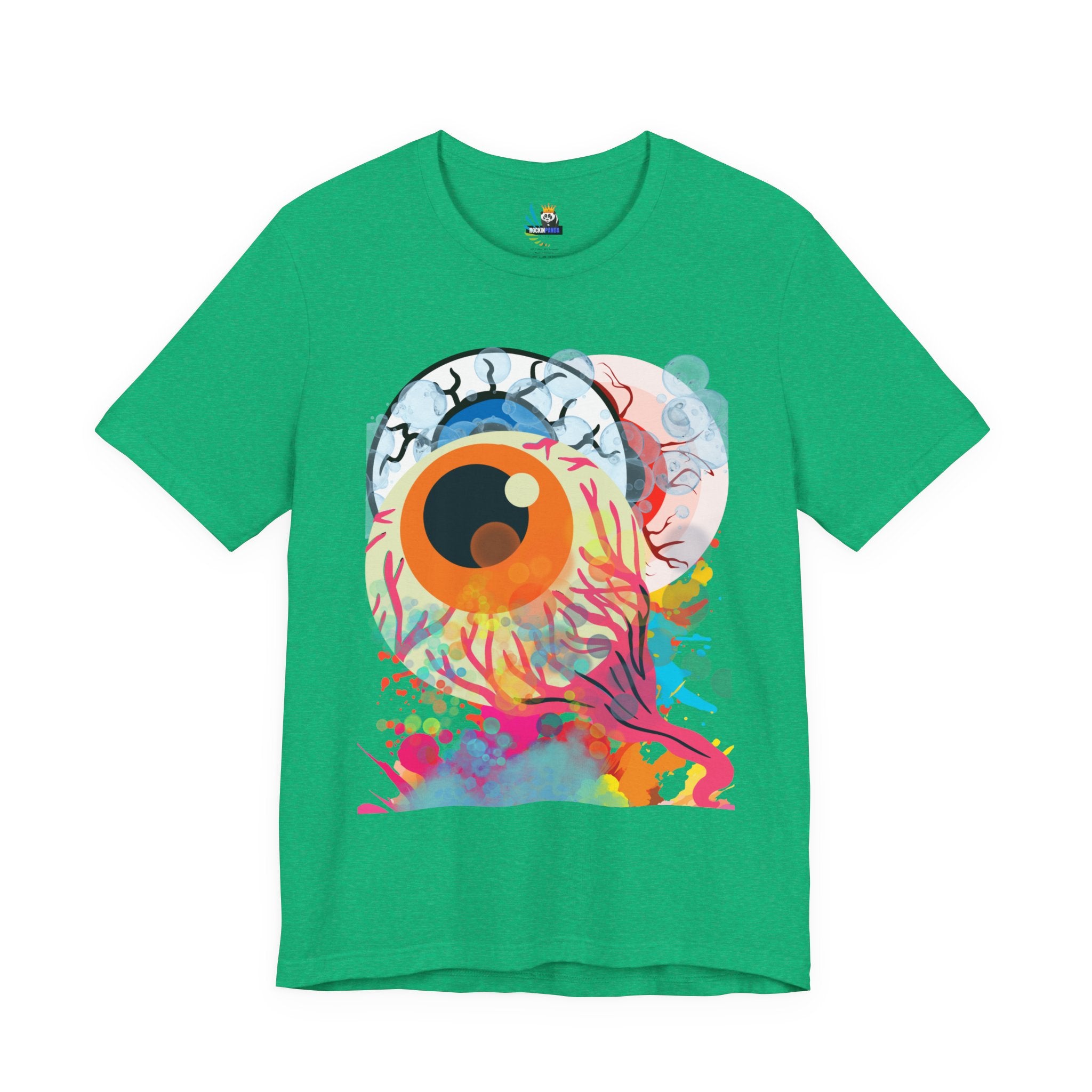 Eyes in Abstract Short Sleeve Unisex Tee