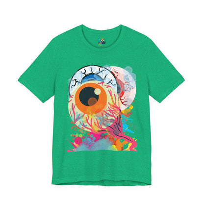 Eyes in Abstract Short Sleeve Unisex Tee