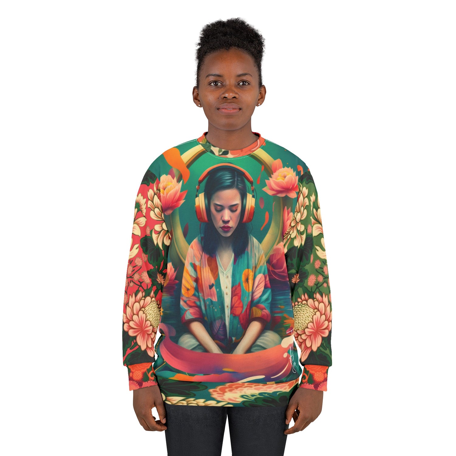 Meditation in Stereo Unisex Sweatshirt