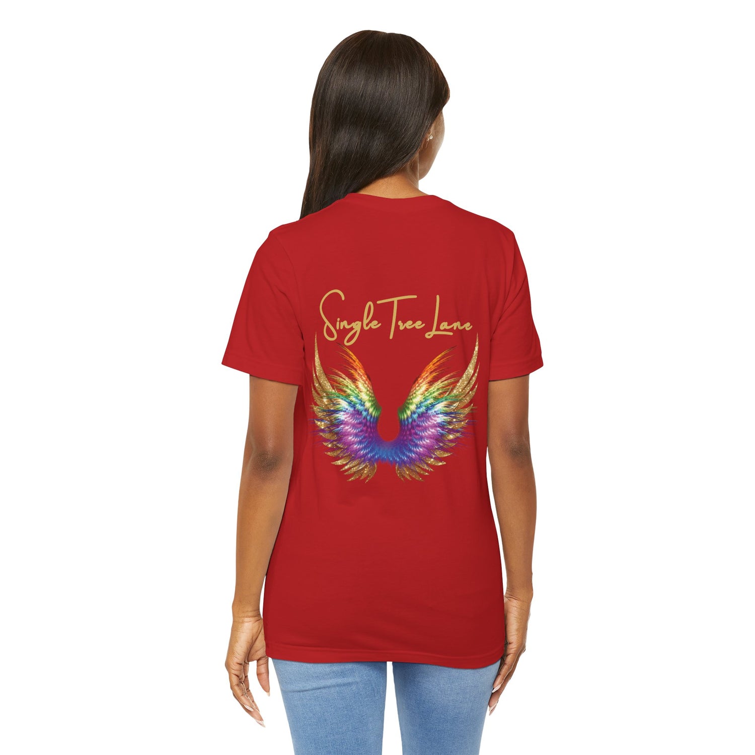 I am Love Angel Wings Short Sleeve Tee