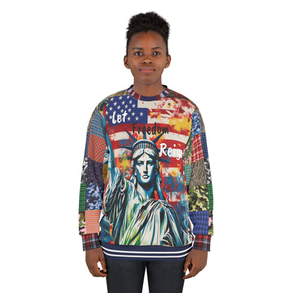 Let Freedom Reign America Unisex Sweatshirt (Gold Label)