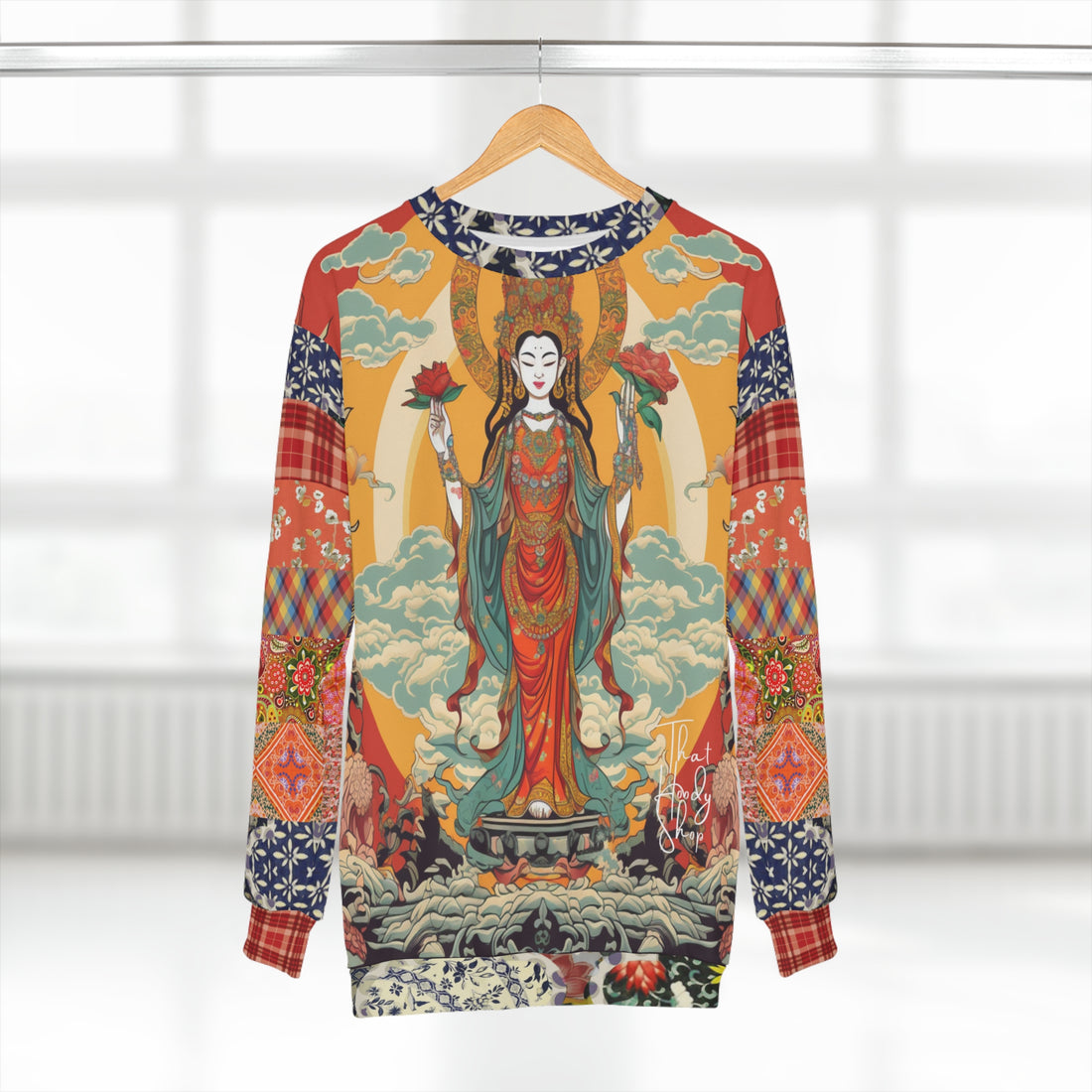 Sudadera unisex Guan Yin Diosa de la Compasión