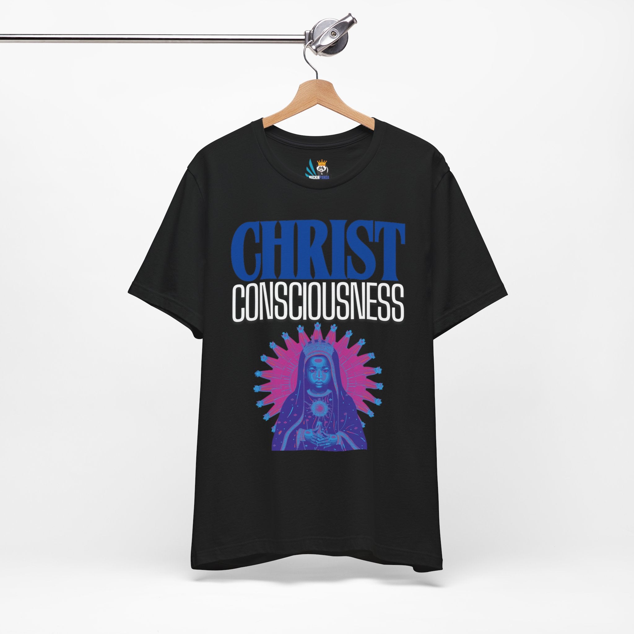 Christ Consciousness - Black Baby Jesus Unisex Short Sleeve Tee