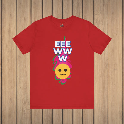 Eeewww Yuck Face Emoji Unisex Short Sleeve Tee