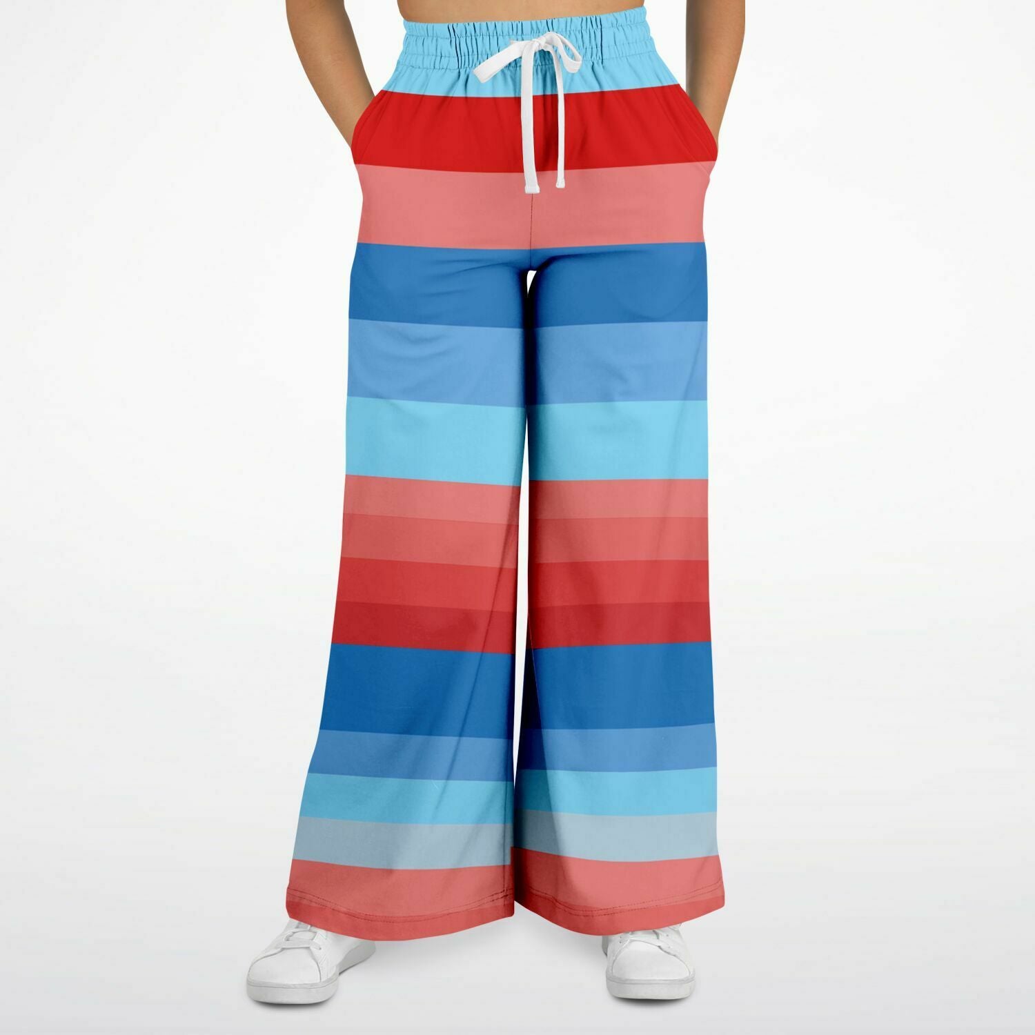 Sunset Strip Rainbow Eco-Poly Wide Leg Pants