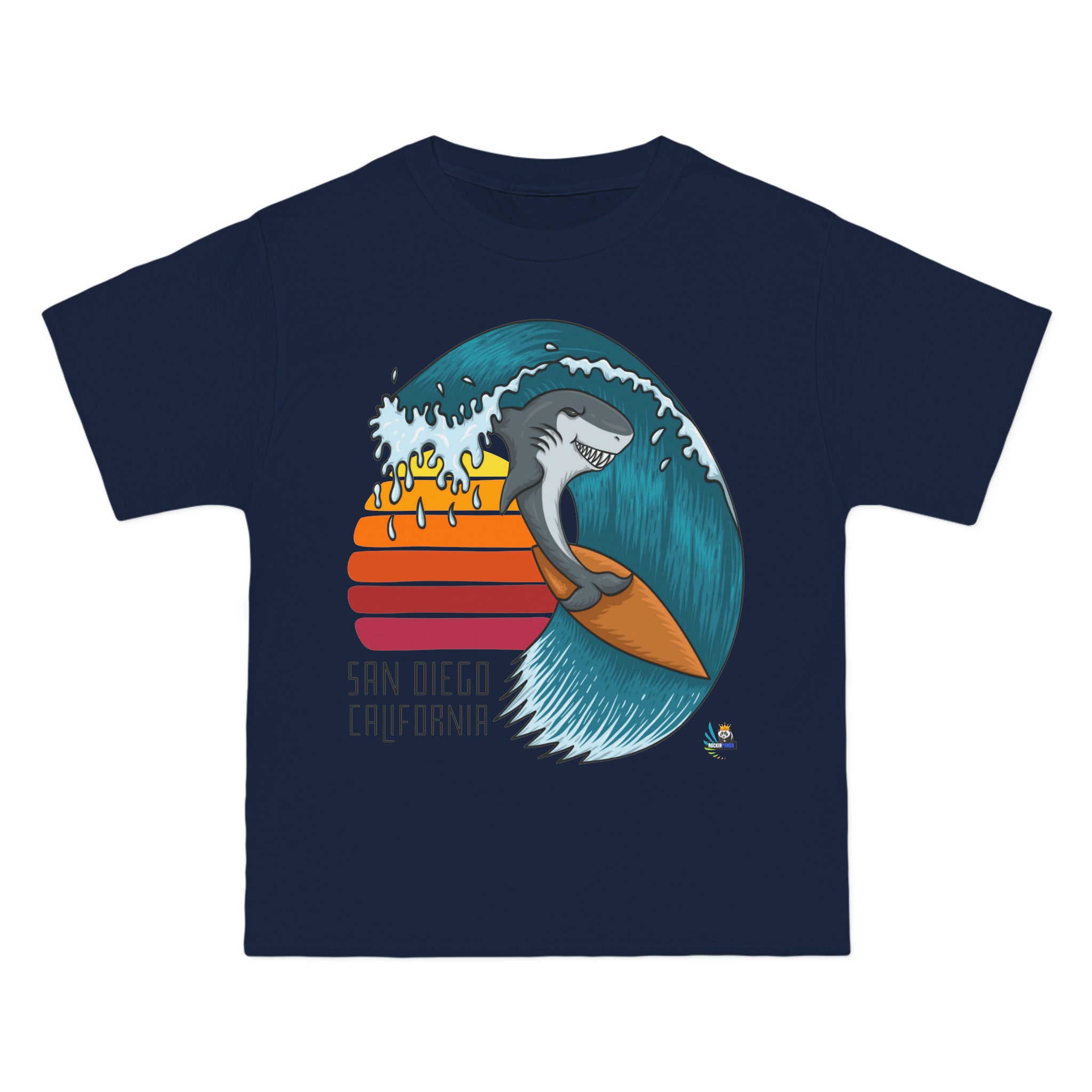 Camiseta de peso pesado Surf San Diego