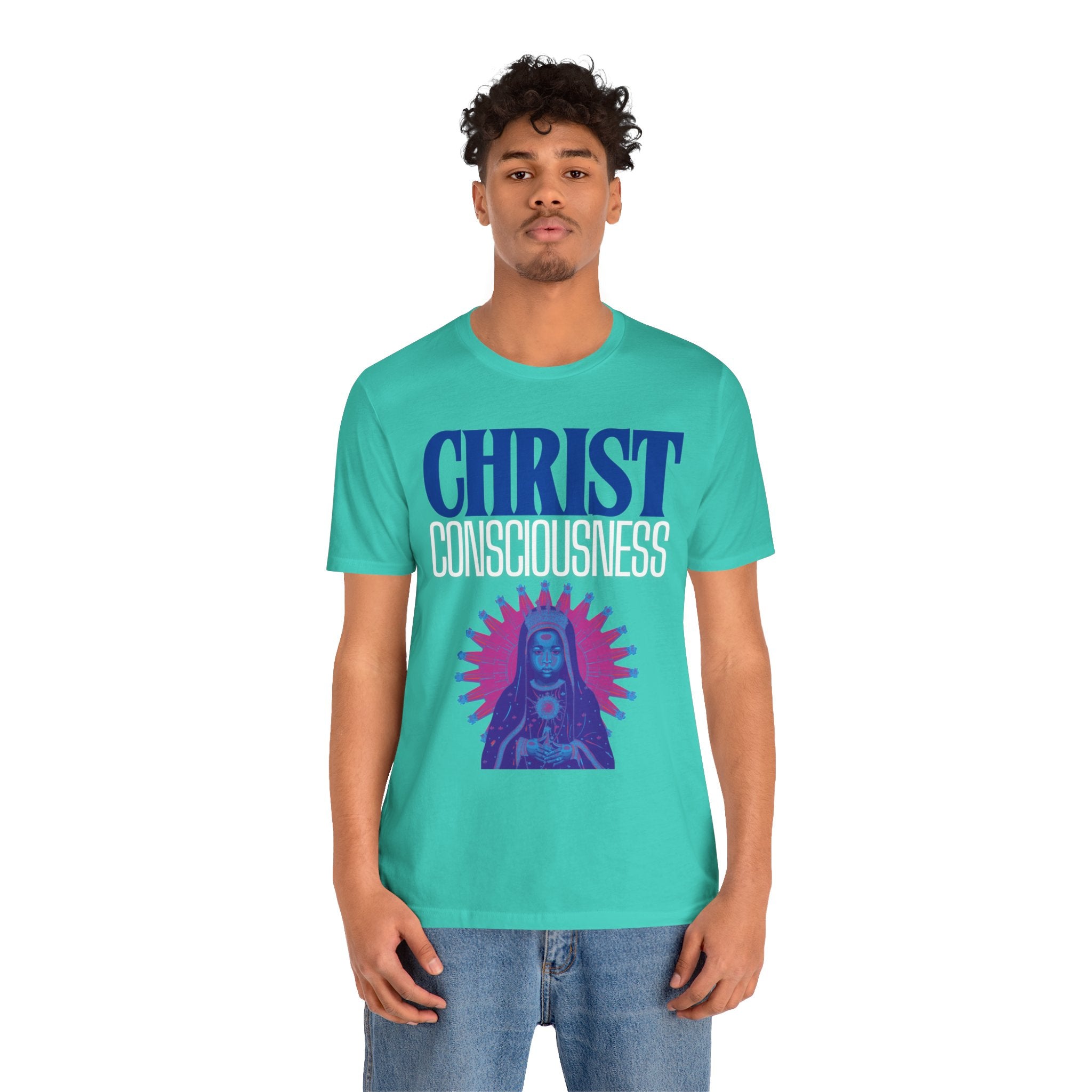 Christ Consciousness - Black Baby Jesus Unisex Short Sleeve Tee