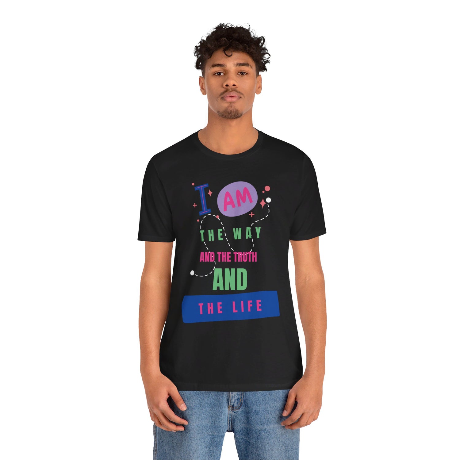 I Am the Way Faith-Based Unisex Short Sleeve Tee