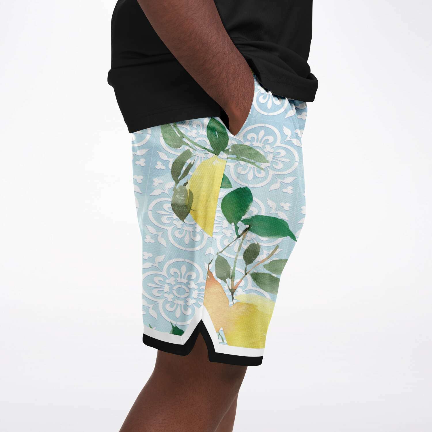 Santorini Tile Basketball Shorts