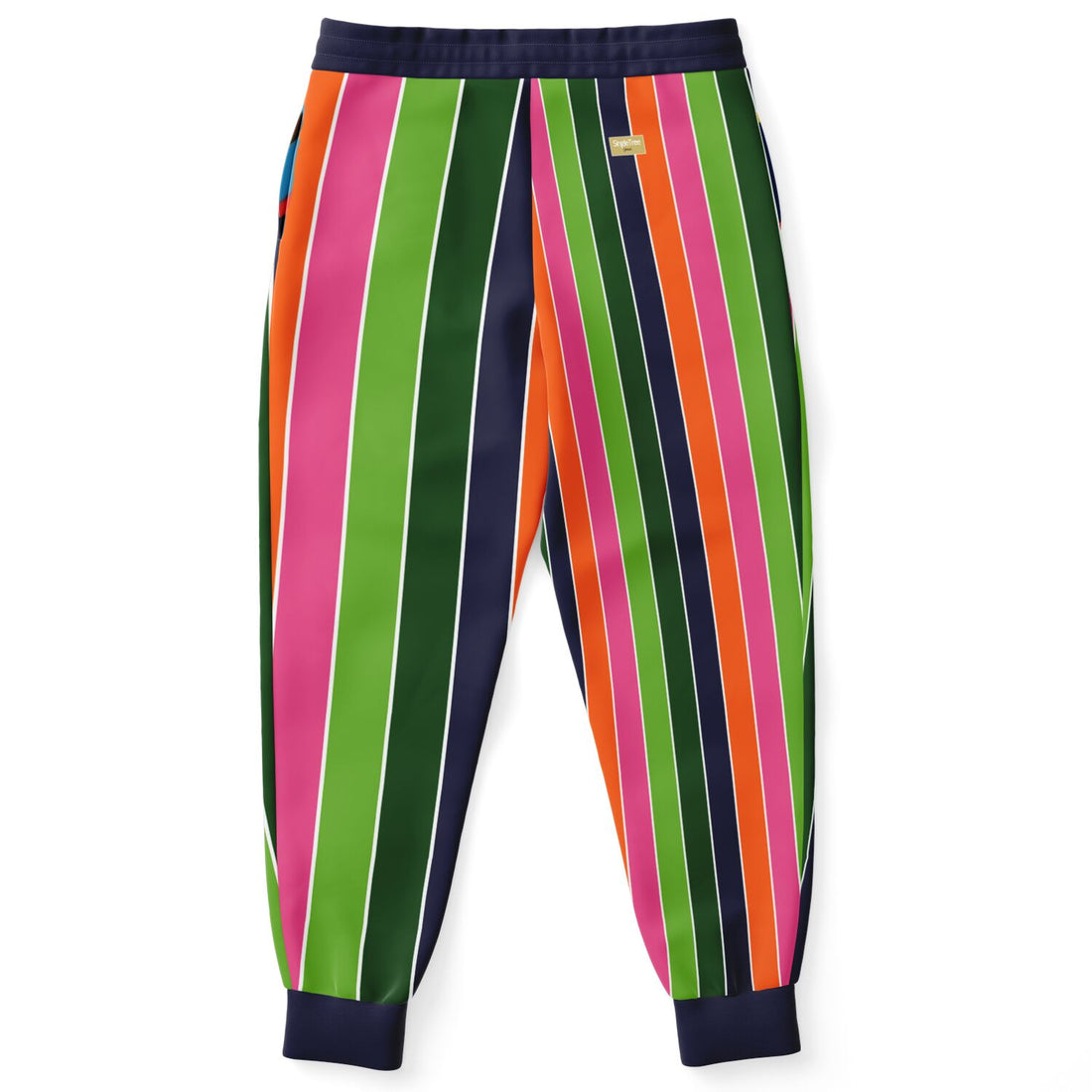 Mardi Gras Rugby Stripe Eco-Poly Unisex Joggers