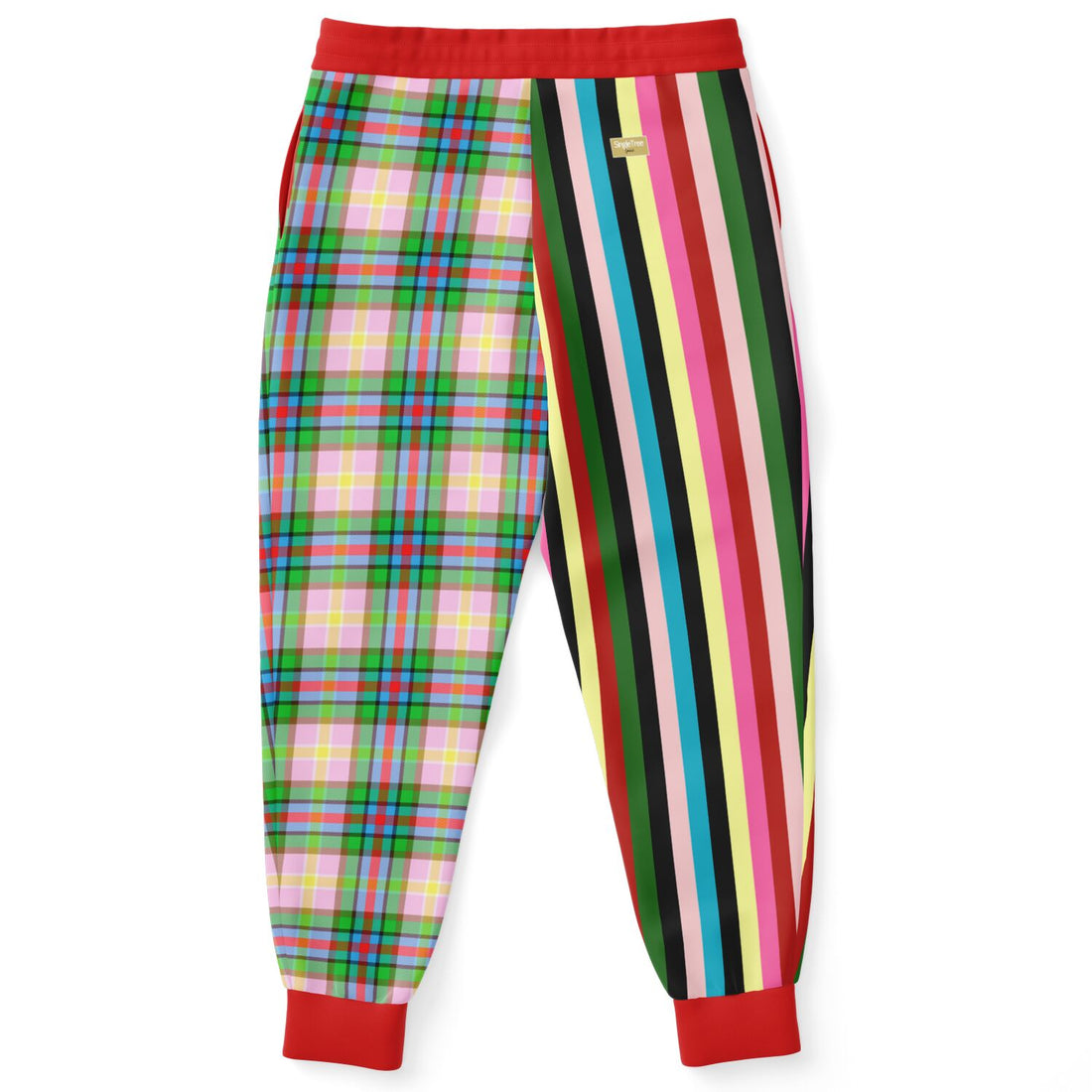 Rainbow Elephant Rugby Stripe Plaid Eco-Poly Unisex