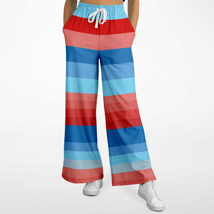 Sunset Strip Rainbow Eco-Poly Wide Leg Pants