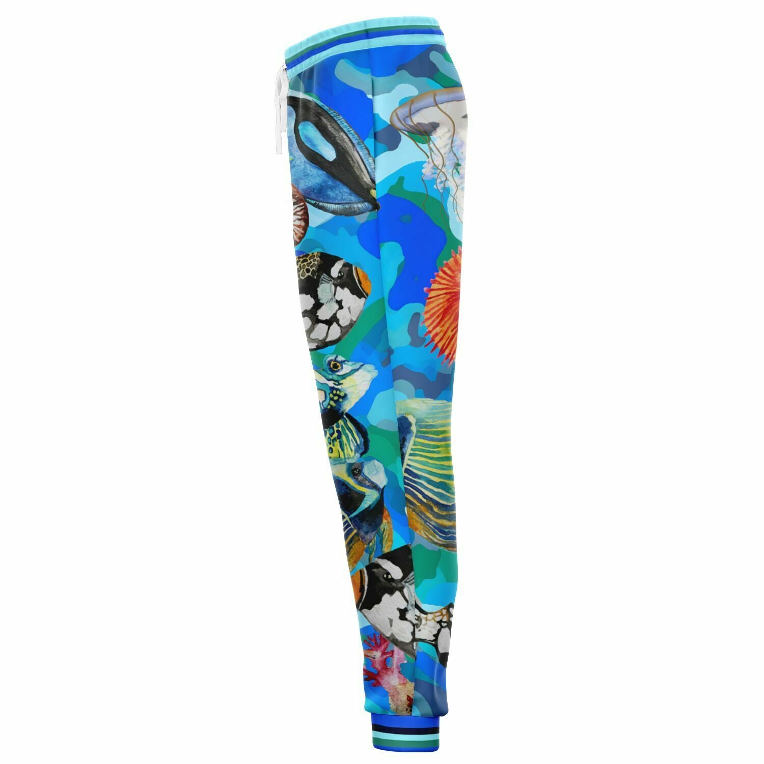 Save the Oceans Blue Camo Eco-Poly Unisex Joggers