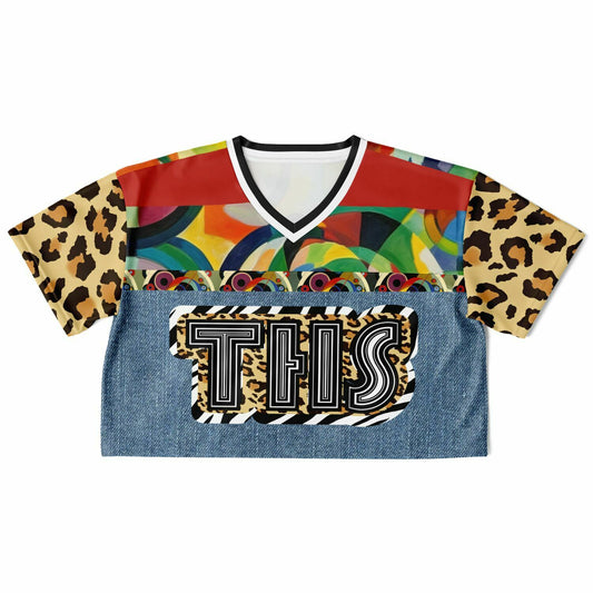 Afro-Queen Solace THS Leopard Eco-Poly Crop Jersey