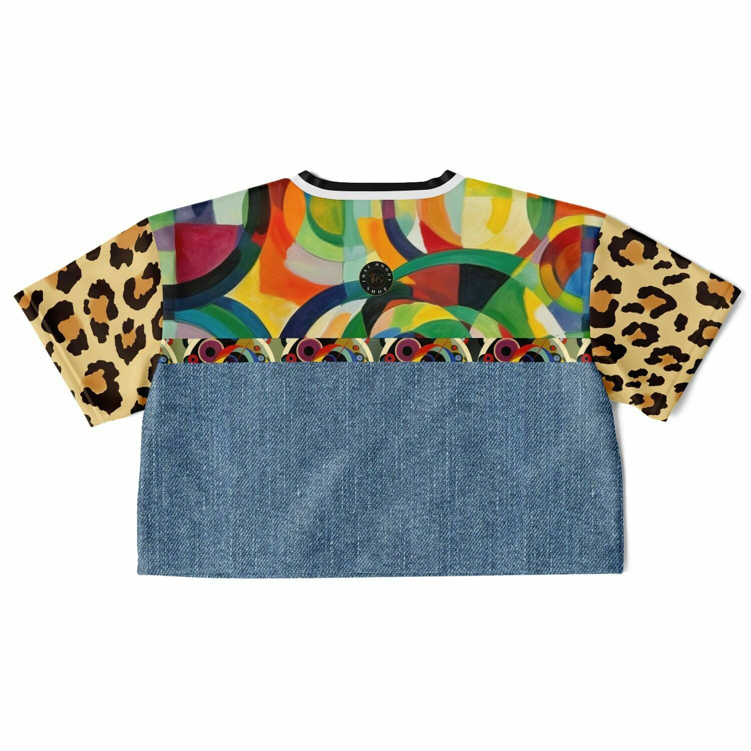 Afro-Queen Solace THS Leopard Eco-Poly Crop Jersey