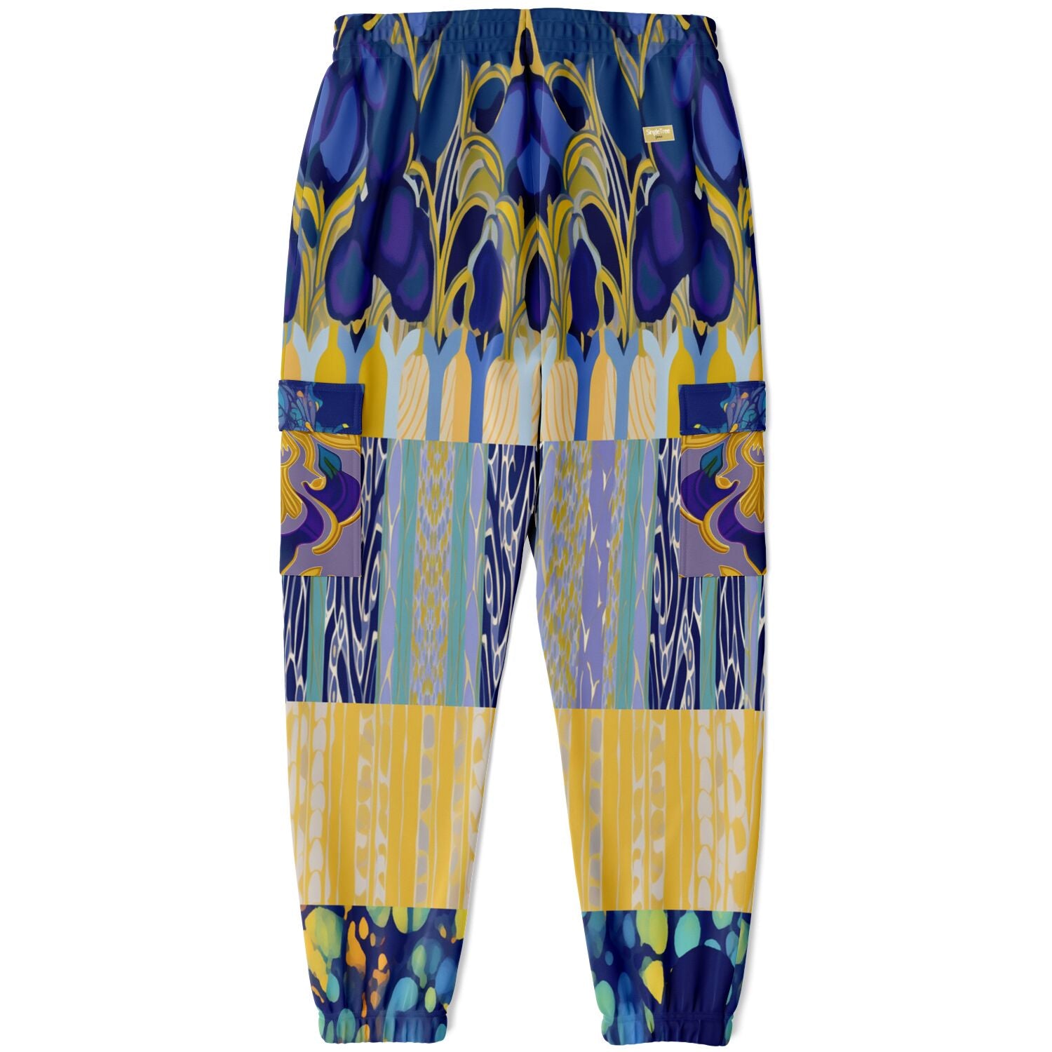 Mass Hypnosis Joggers cargo unisex de eco-poliéster morado Melody 