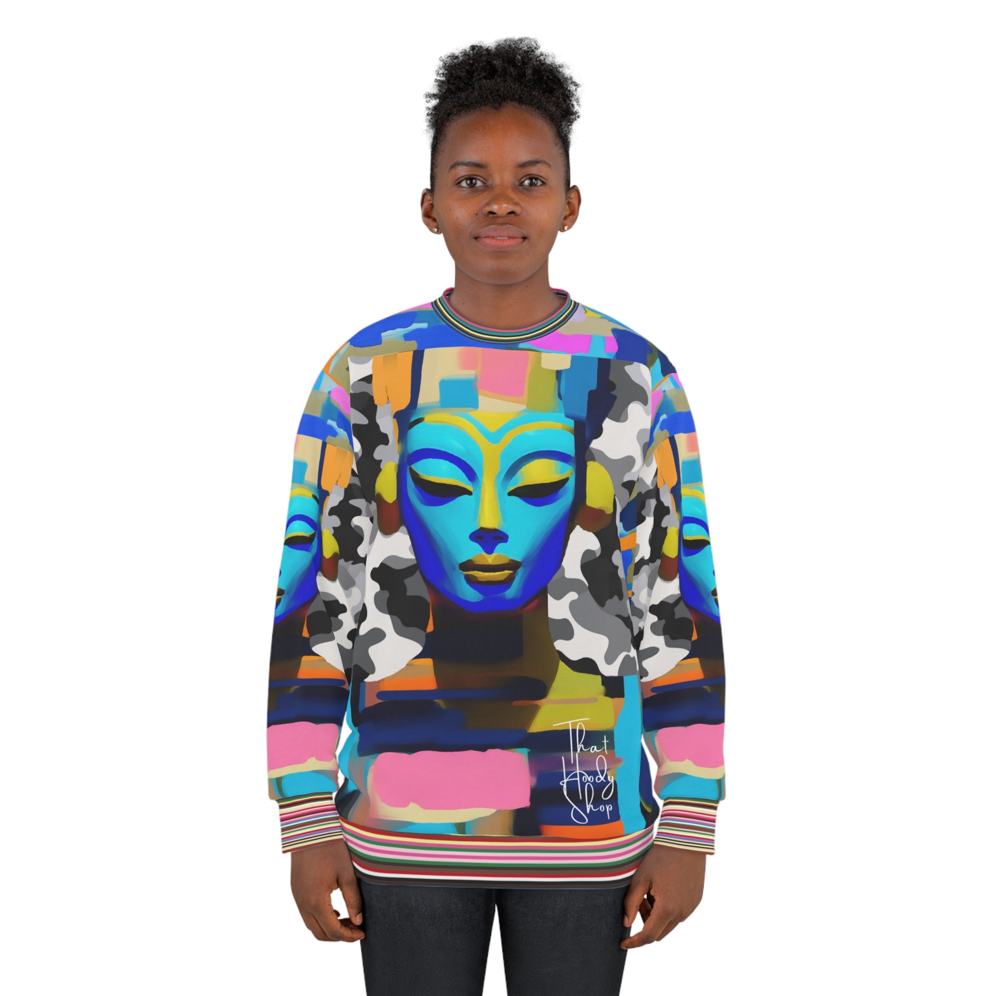 King Tut Revue Pastel Colorblock Unisex Sweatshirt