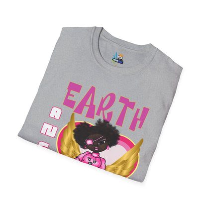 Earth Angel Natural Hair Edition Unisex Softstyle T-Shirt