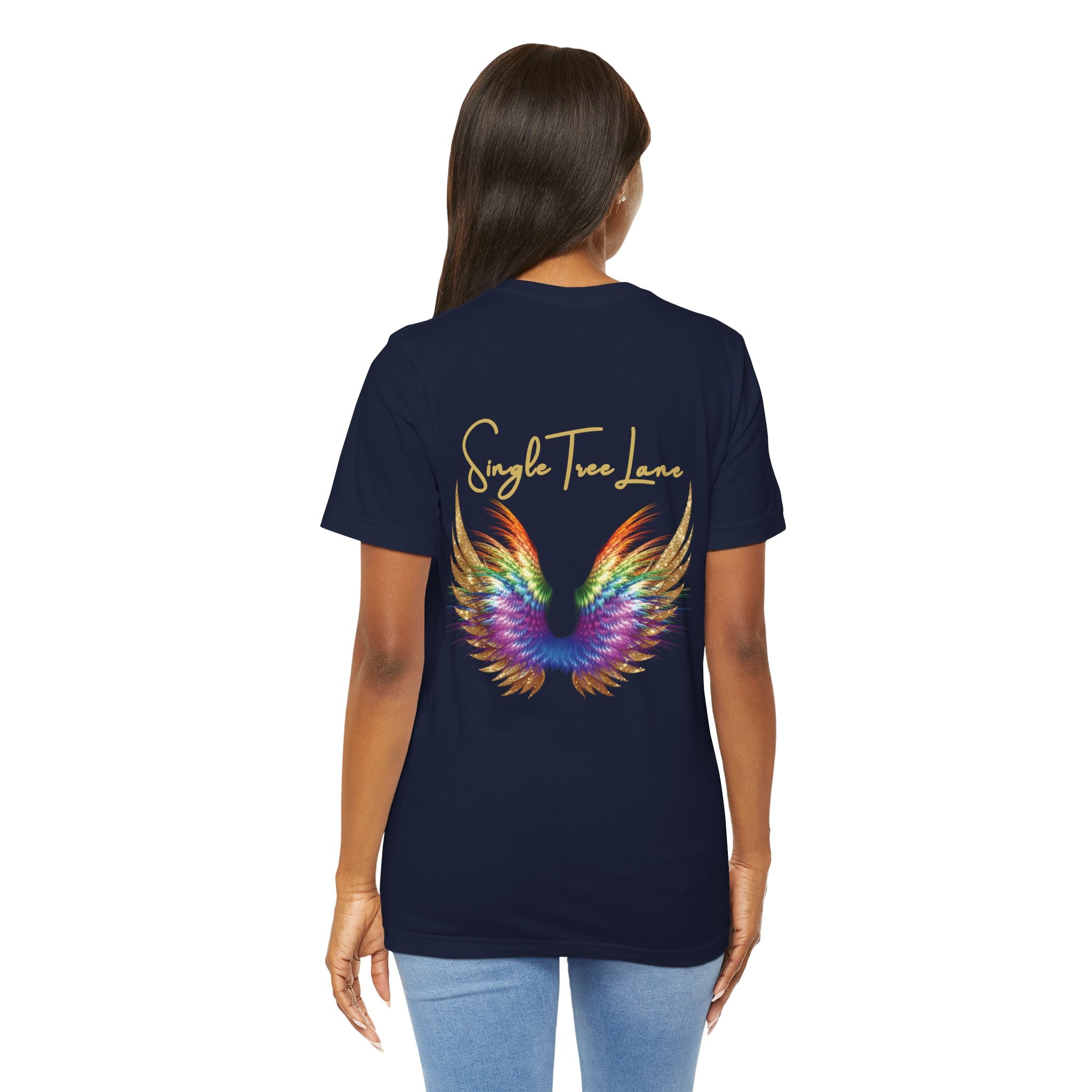 I am Love Angel Wings Short Sleeve Tee