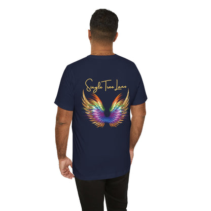 I am Love Angel Wings Short Sleeve Tee