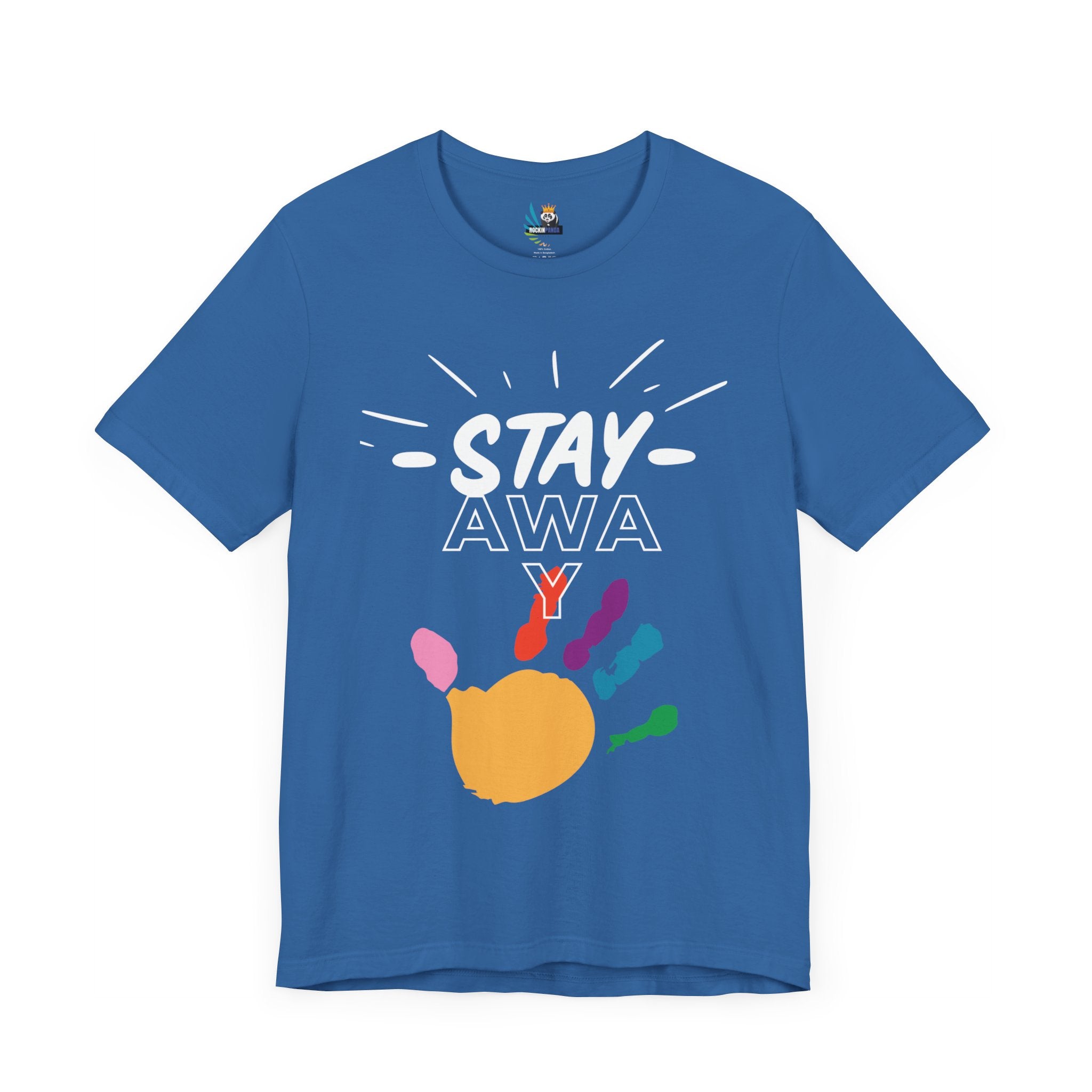 Stay Away Rainbow Hand Unisex Short Sleeve Tee