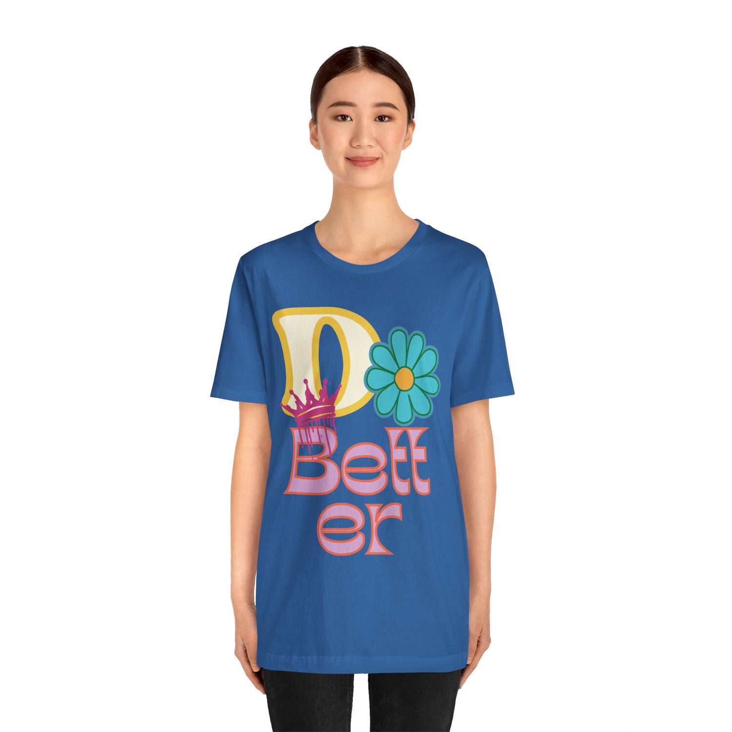 Do Better Hippie Vibe Floral Short Sleeve Tee