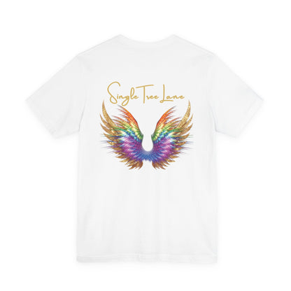 I am Love Angel Wings Short Sleeve Tee