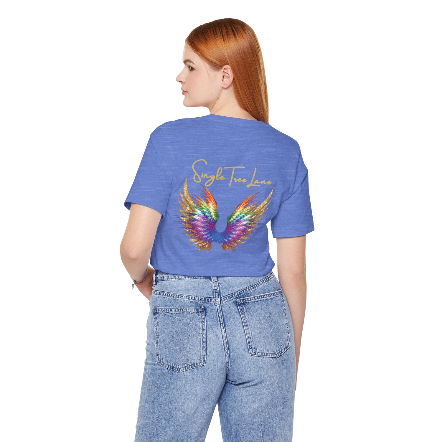 I am Love Angel Wings Short Sleeve Tee