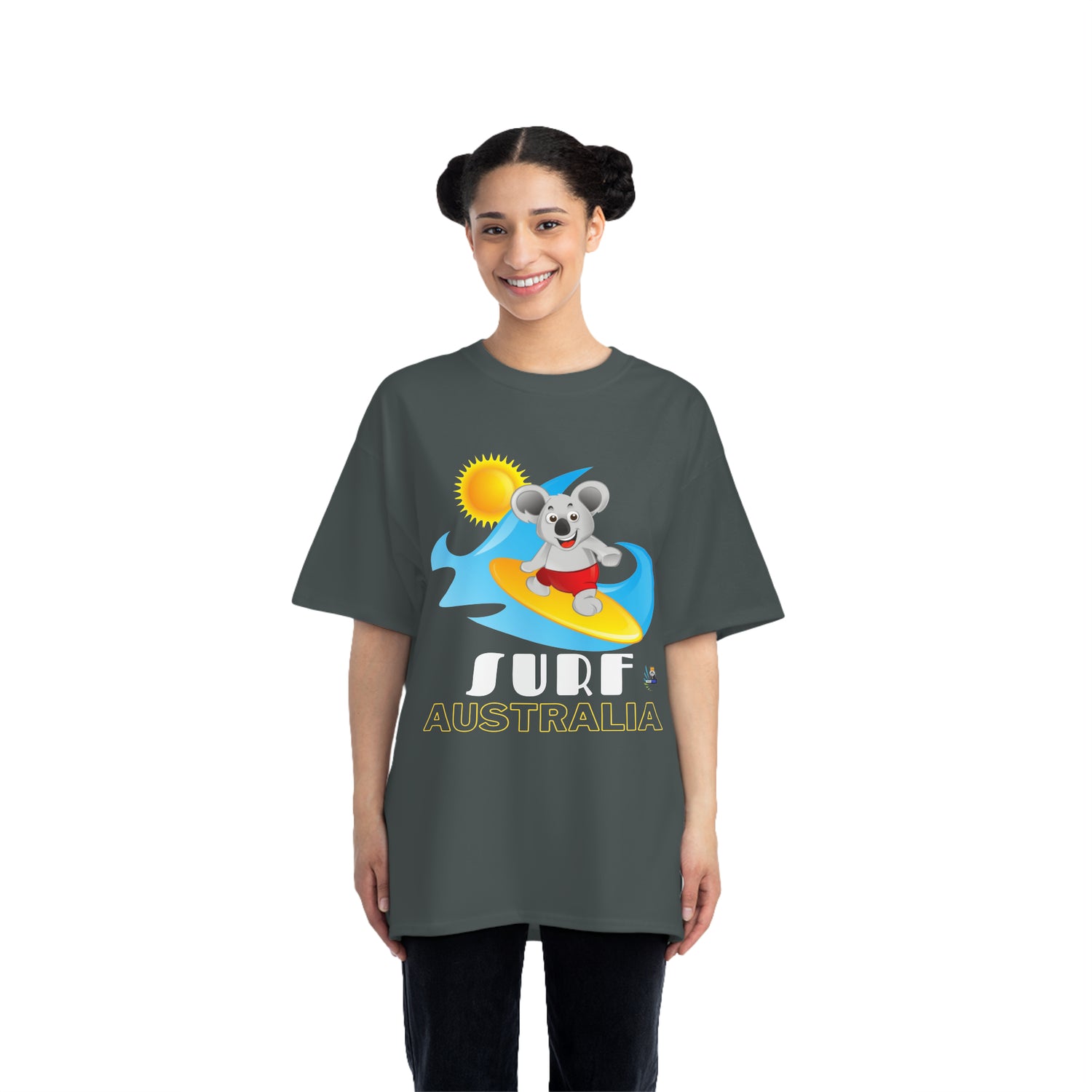 Camiseta de peso pesado con oso Koala de Surf Australia