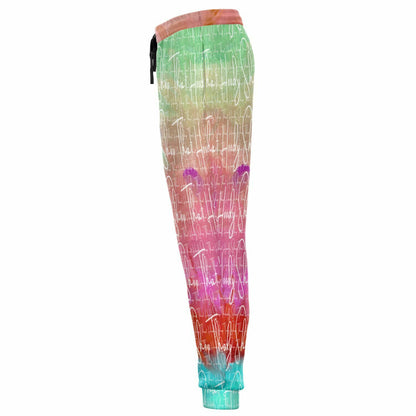 Colors of Brazil Abstract Rainbow THS Signature Eco-Poly Unisex Joggers