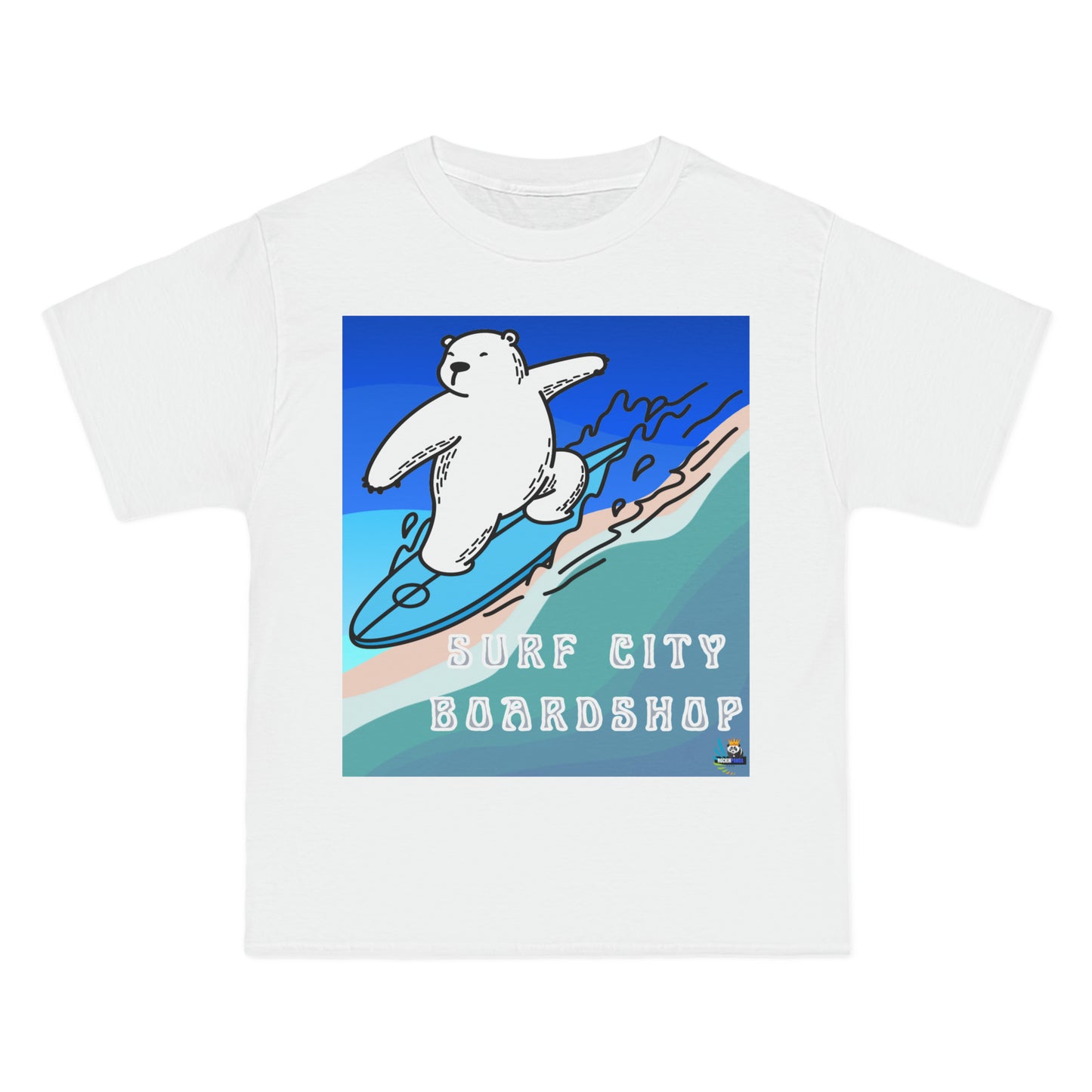 Surf City Boardshop Polar Bear Mascot Heavyweight Tee