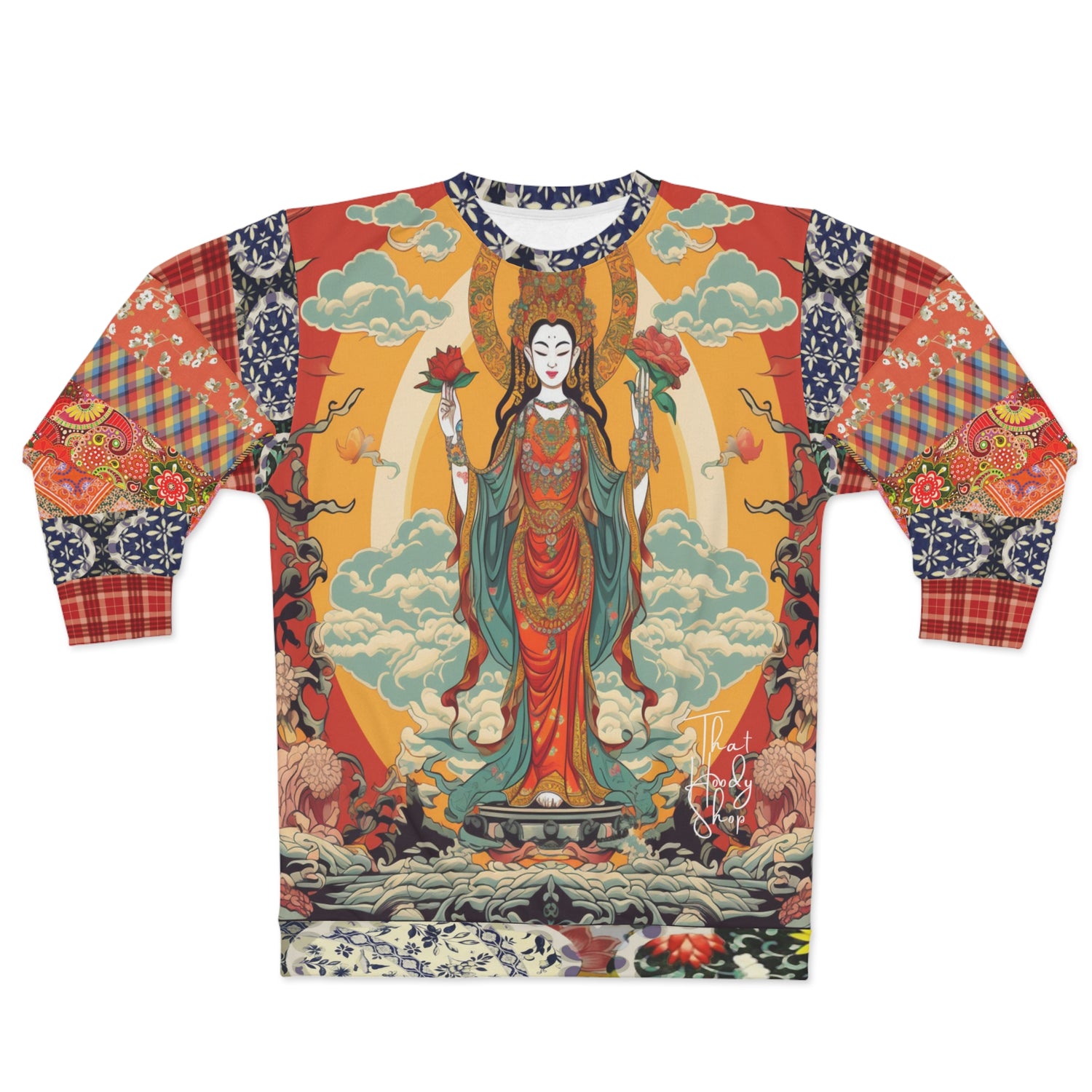 Sudadera unisex Guan Yin Diosa de la Compasión