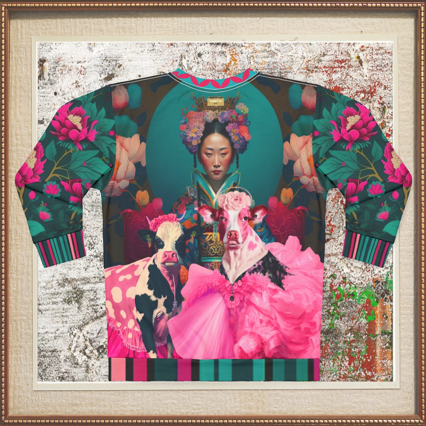 The Pouty Princesses Pop Art Unisex Sweatshirt