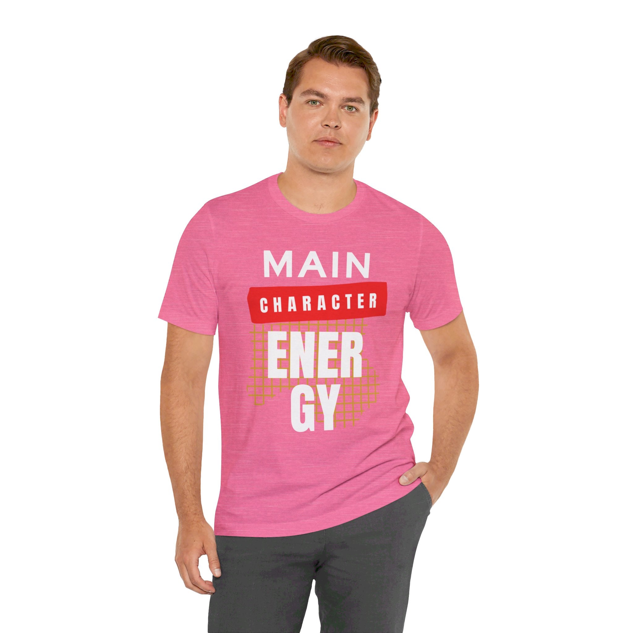 Main Character Energy Unisex Short Sleeve Tee