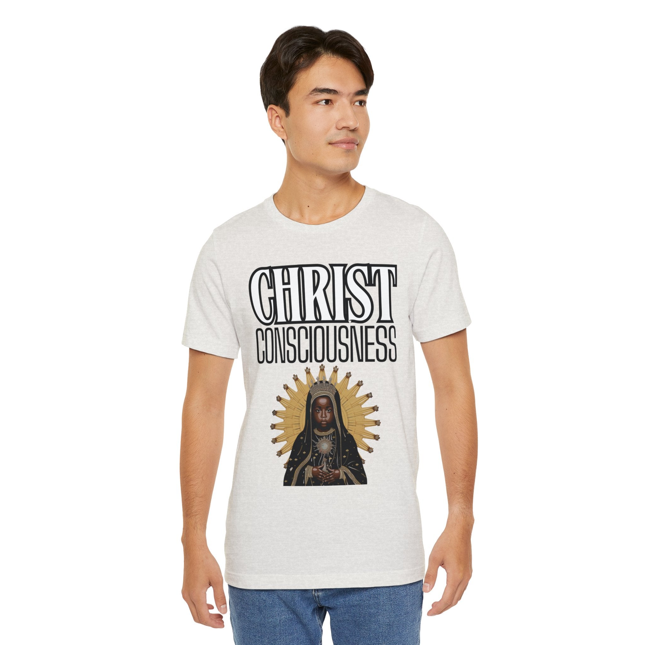 Christ Consciousness - Black Baby Jesus Unisex Short Sleeve Tee