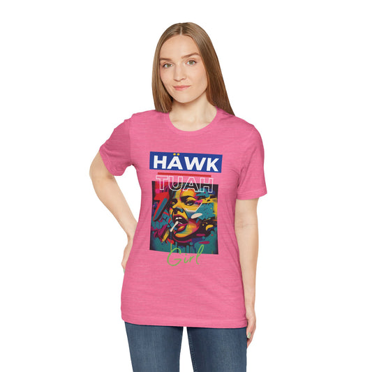 Hawk Tuah Girl Unisex Short Sleeve Tee