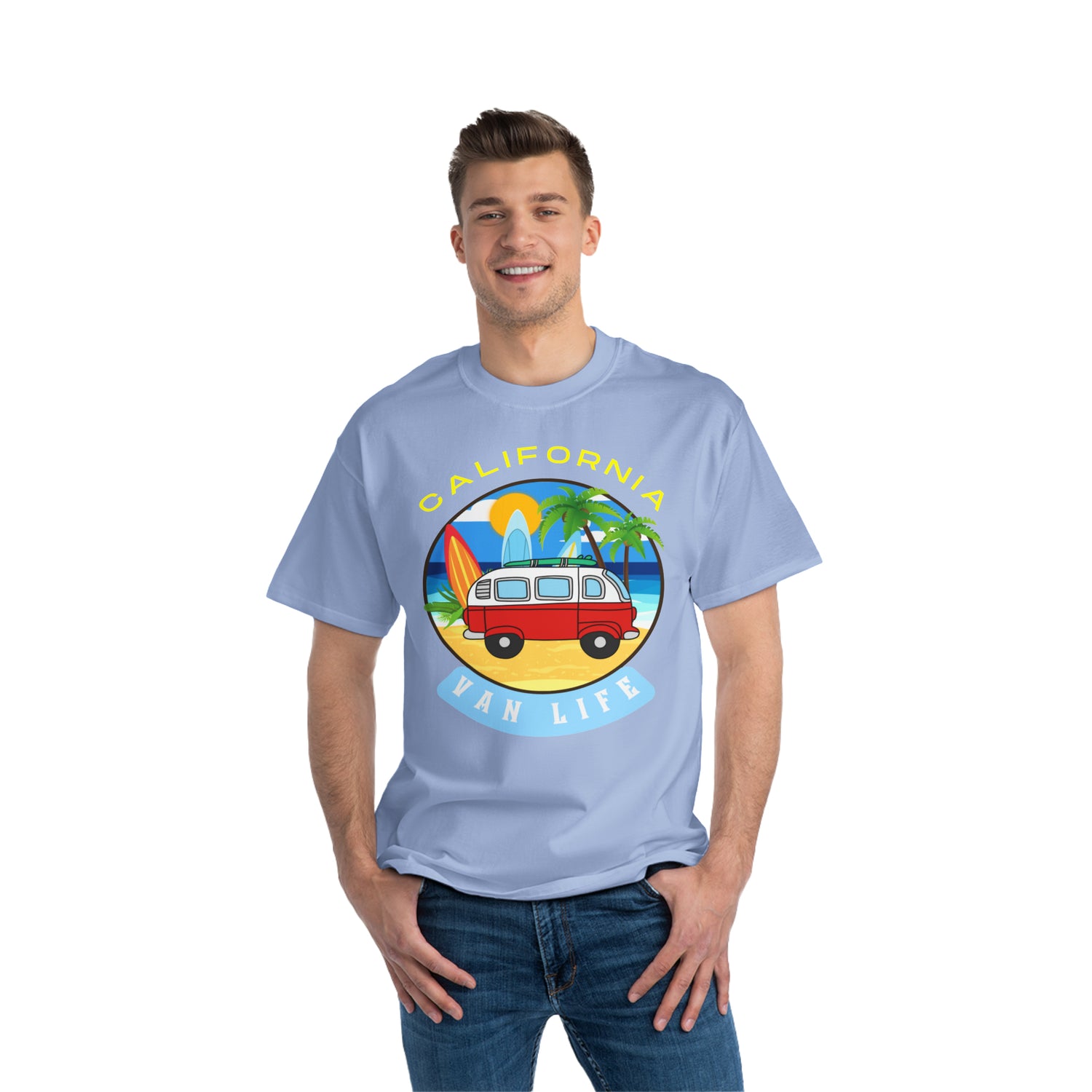 Van Life California Unisex Heavyweight Tee