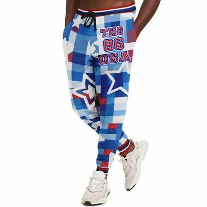 Día de la Independencia Starstruck 86 USA Eco-Poly Joggers unisex 