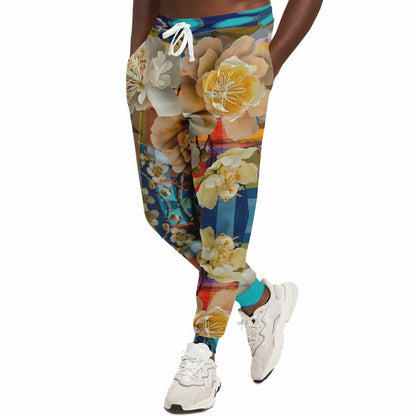 Archangel Remiel Angel Floral Patchwork Eco-Poly Unisex Joggers