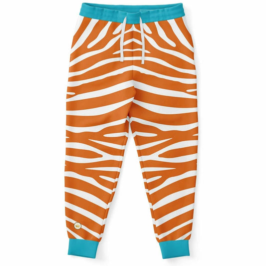 Joggers unisex Zebra en Eco-Poly naranja 