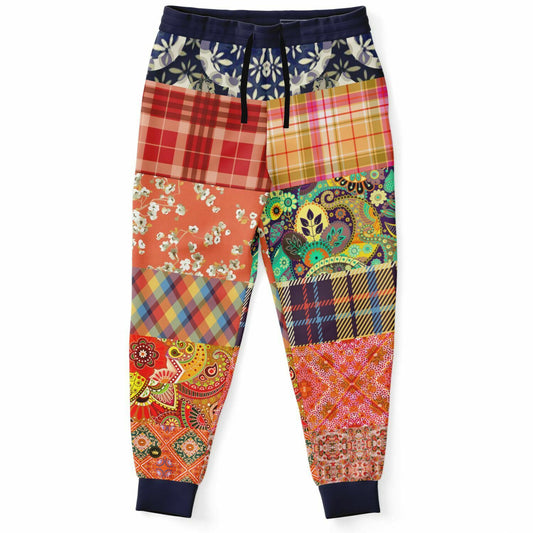 Guan Yin Compassion Patchwork Eco-Poly Unisex Joggers
